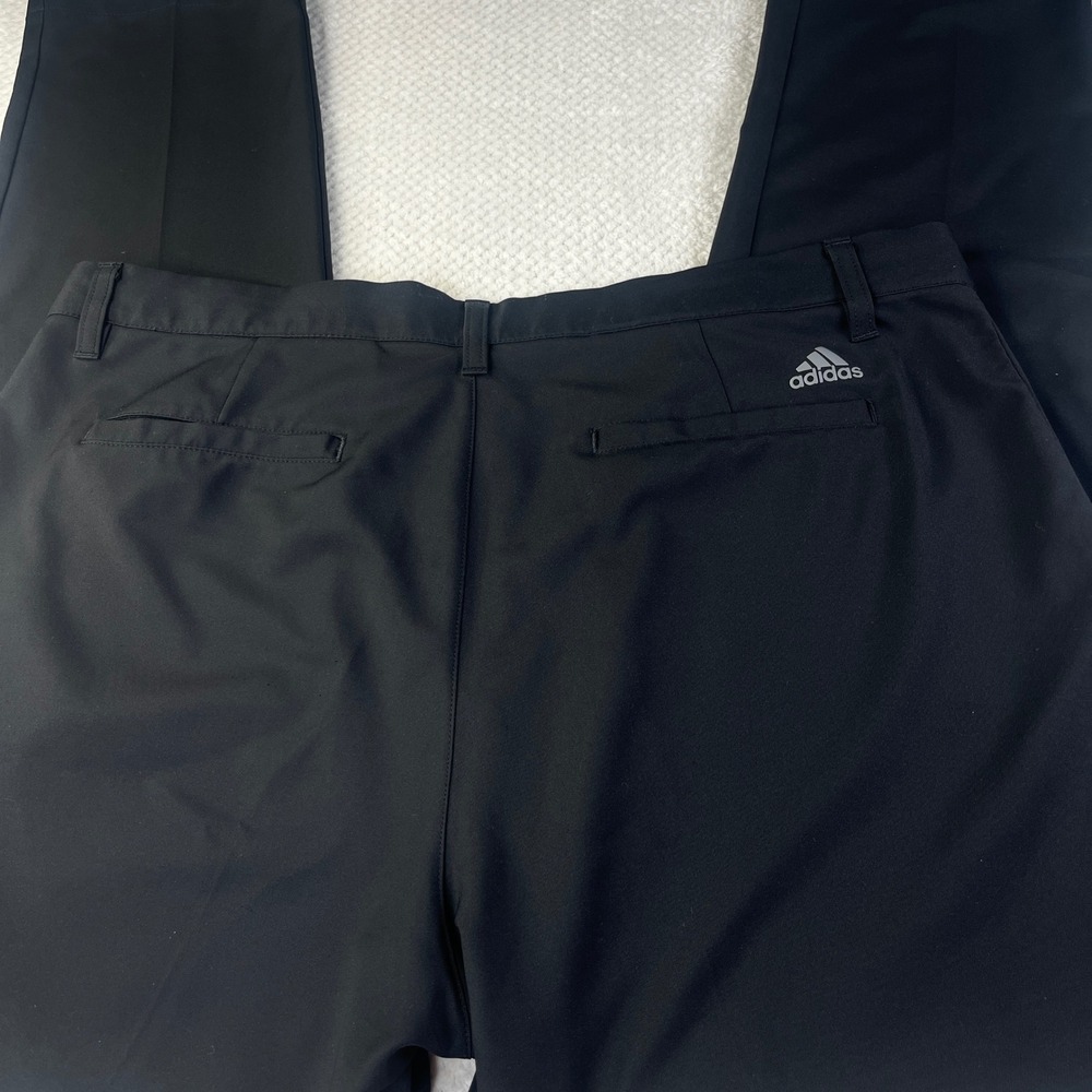 Adidas Mens Ultimate365 Golf Pants Black 36x32 Recycled Performance Trousers - Picture 2 of 8